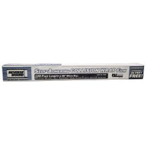 RBL Products, Inc. 428R Self Adhering Reverse Wound Collision Wrap, 120 ft x 36 in — Clear