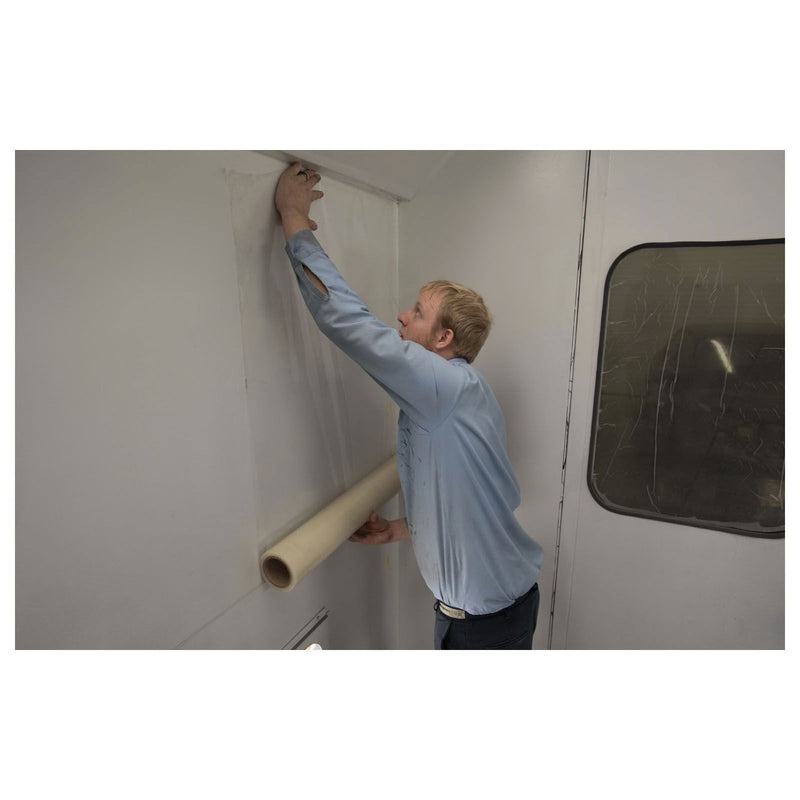 RBL 438 Self-Adhering Protective Film 100 ft x 36 in Clear