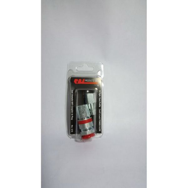 RBL 610 Cock 'n Lock Coupler Set 1/4 in FNPT (Includes 611 Coupler and 612 Plug)
