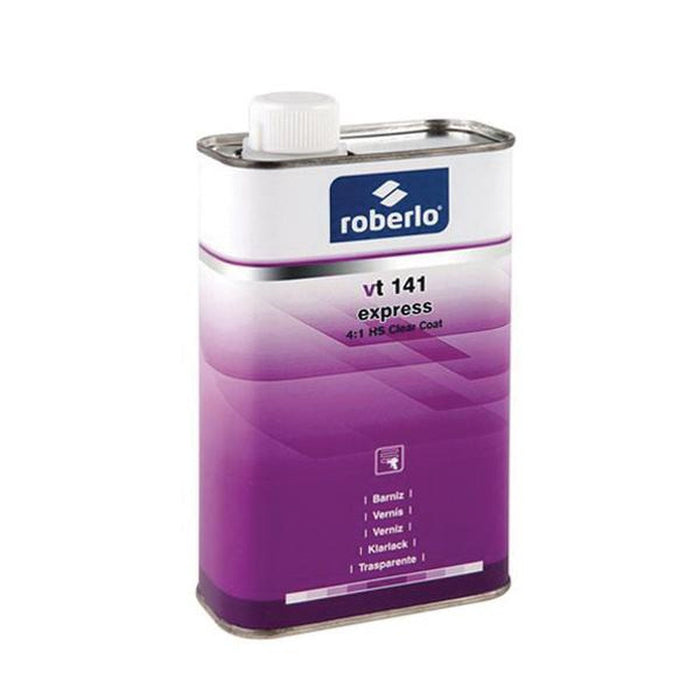 ROBERLO 63040 Clearcoat, Clear, 535 G/L Voc, 9 To 10 Sq-M/L Coverage Area, 3.78