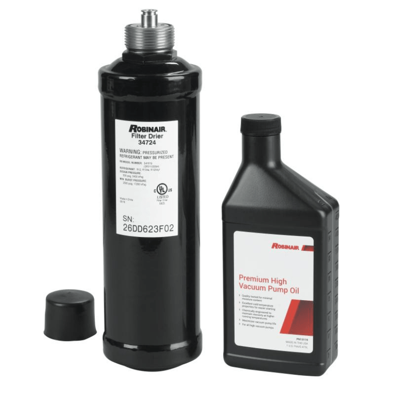 Maintenance Kit (1 Spin on Filter-Drier and 16oz Vacuum Pump Oil)