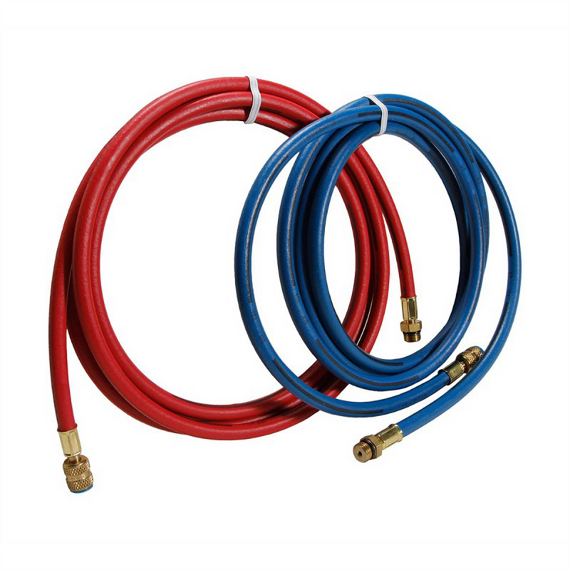 9' Long Red and Blue R-134a Enviro-Guard Hose Set