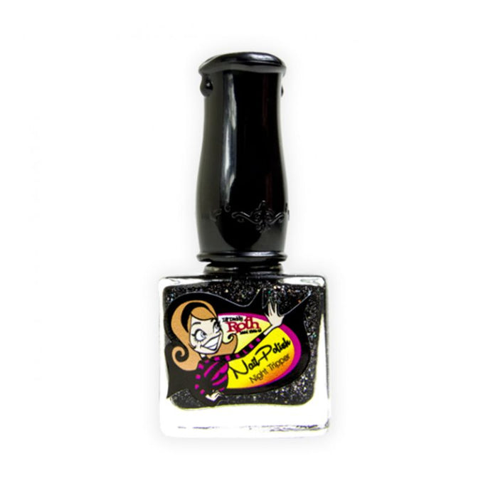 Roth Flake & Pearl Product Night Tripper Black Nail Polish