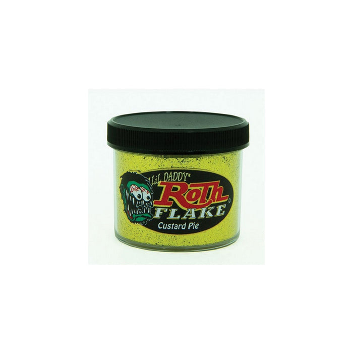 Roth Flake & Pearl Product BRF111 Metal Flake, 2 oz Jar, Custard Pie