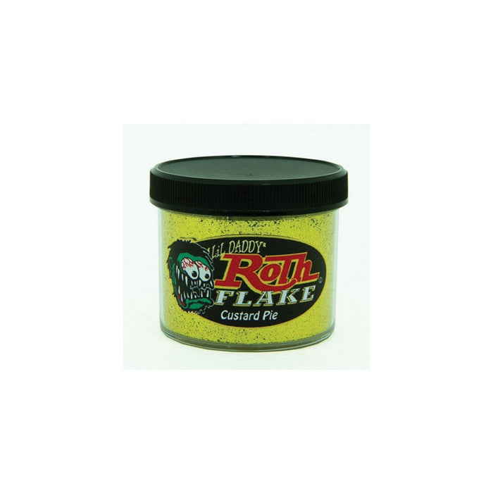 Roth Flake & Pearl Metal Flake LRF112 2 oz Jar Custard Pie