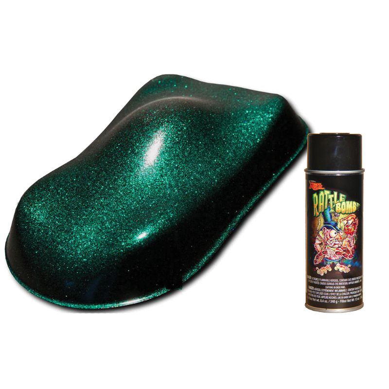 Roth Flake & Pearl Product RBF107 Metal Flake, 12 oz Can, Gang Green — view 2
