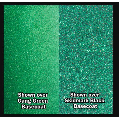 Roth Flake & Pearl Product RBF107 Metal Flake, 12 oz Can, Gang Green — view 3
