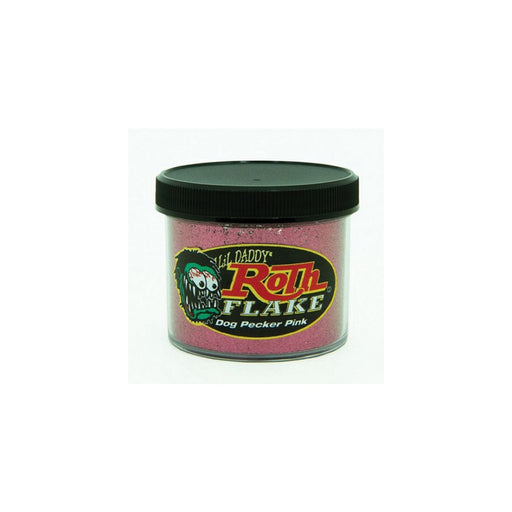 Roth Flake & Pearl Product RF113 Metal Flake, 2 oz Jar, Dog Pecker Pink — view 2