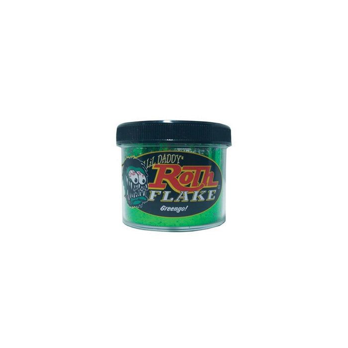 Roth Flake & Pearl Metal Flake RF121 2 oz Jar Greengo
