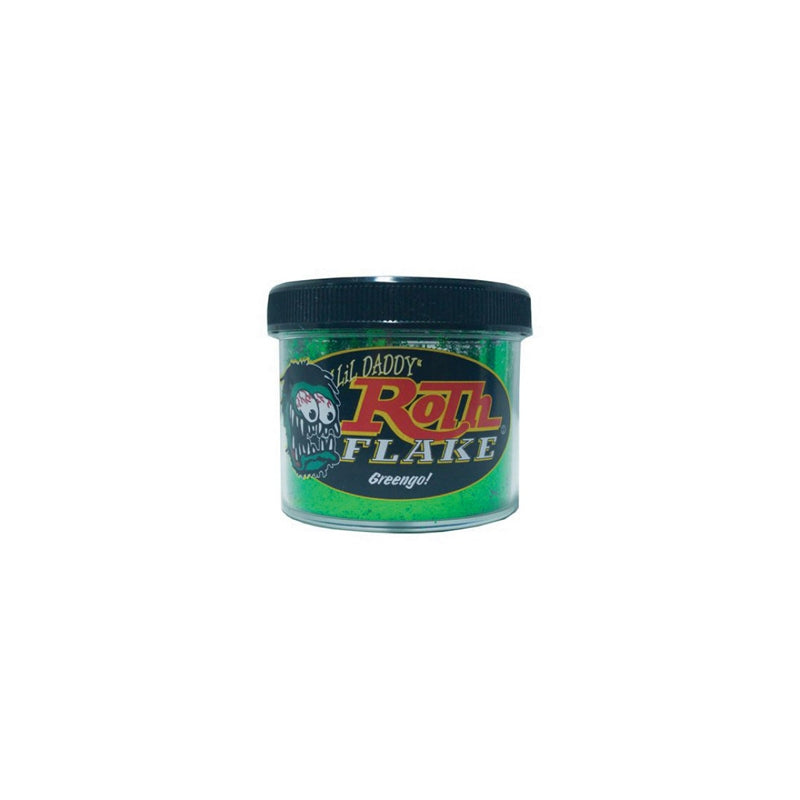Roth Flake & Pearl Metal Flake RF121 2 oz Jar Greengo