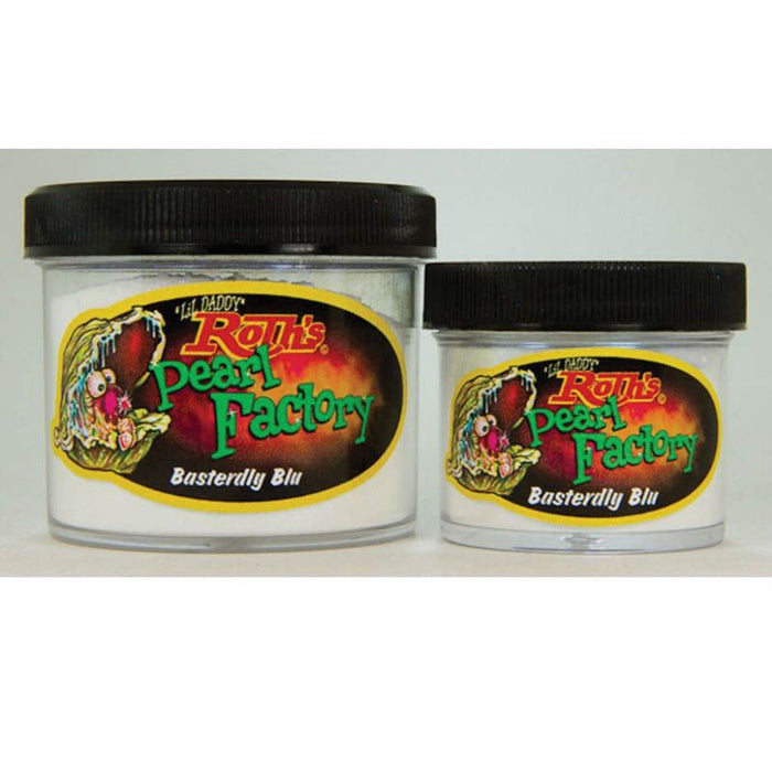 Roth Flake & Pearl Product RPF 100D RPF Series Diamond Pearl, 1 oz Jar, Bastardly Ice Blue — view 3