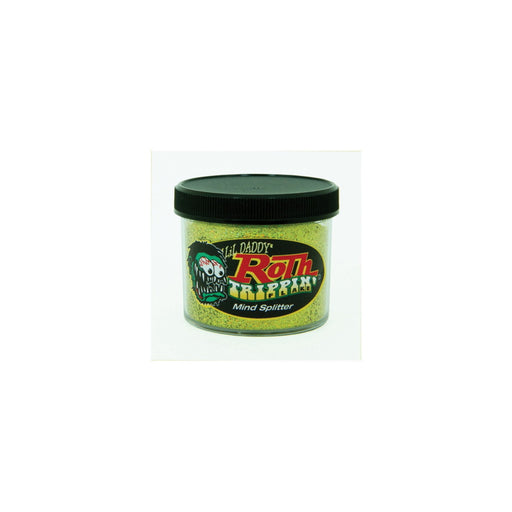 Roth Flake & Pearl Product TRF215 Trippin Metal Flake, 2 oz Jar, Holographic Yellow