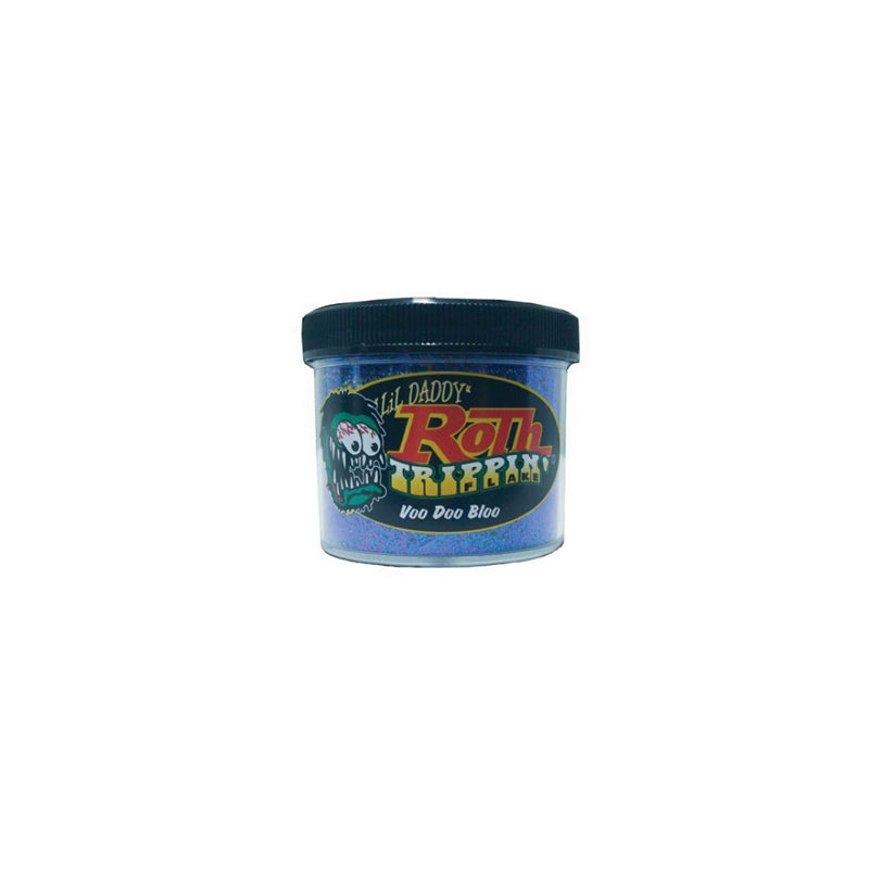 Roth Flake & Pearl Product TRF223 Trippin Metal Flake, 2 oz, Holographic Navy Blue