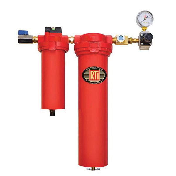 RTi E4000 Eliminator II Series Desiccant Dryer, 1/2 in Inlet x 1/4 in Outlet, 2