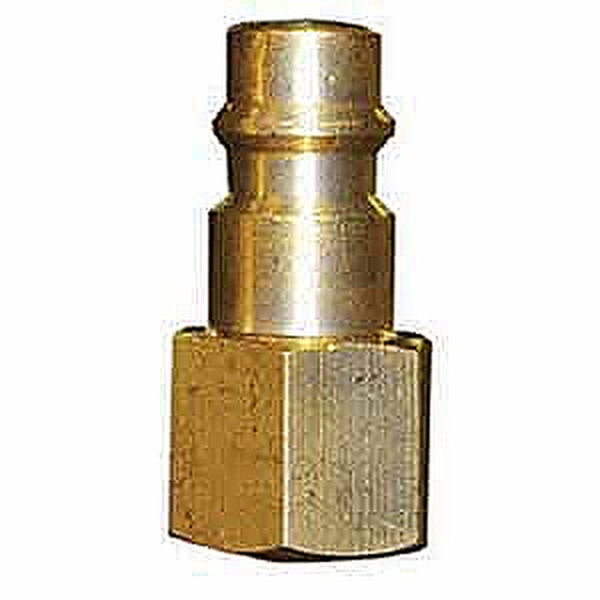 RTi HFFP-1 High Flow Quick Disconnect Plug, 1/4 in, Female, Brass