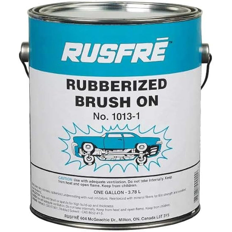 1020F-25 Undercoating, 2.5 gal Drum, Black, 343.9 g/L VOC, Liquid, Rubberized (Y/N): No