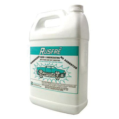 Rusfre 1020F-1 Undercoating, 1 gal Drum, Black, 343.9 g/L VOC, Liquid, Rubberized (Y/N): No