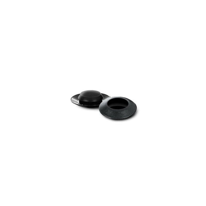 Rusfre 2007-25 Hollow Auto Body Plug, 1/2 in, Plastic, Black