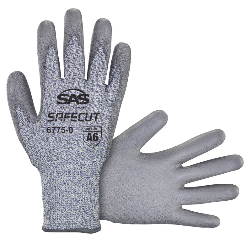Safecut Hppe Knit Pu Palm Glove - Bulk - M