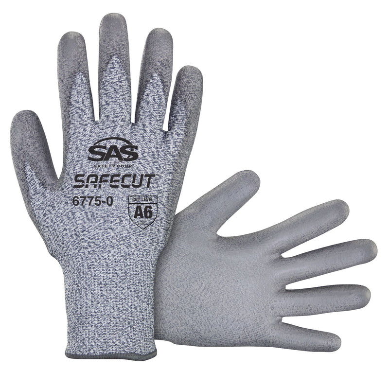 Safecut Hppe Knit Pu Palm Glove - Bulk - M