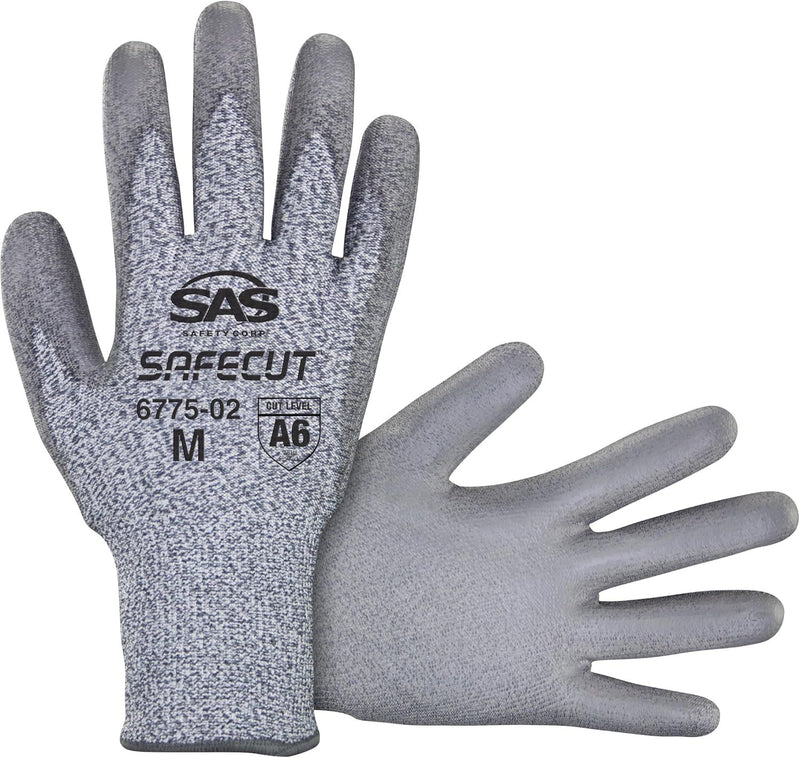 SAS SafeCut LRG Cut-Resistant Gloves 6775-03 - 13-Gauge Polyethylene