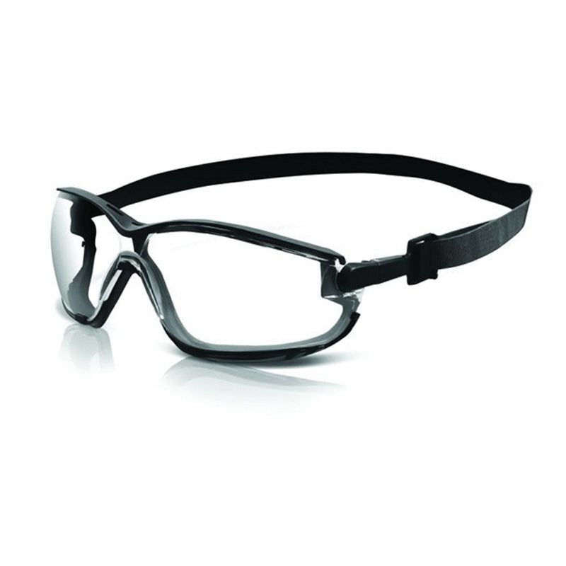 SAS Safety Corp. Gloggles 5103 Safety Goggles, Clear Lens, Black Frame