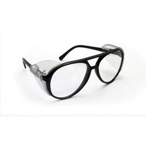 SAS Safety Corp. Classic Style 5125 Lightweight Safety Glasses, Clear Lens, Black Frame