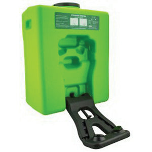 SAS Safety Corp. 5134-00 Portable Emergency Eyewash Station, Plastic, High-Visibility Green, Wall Mo