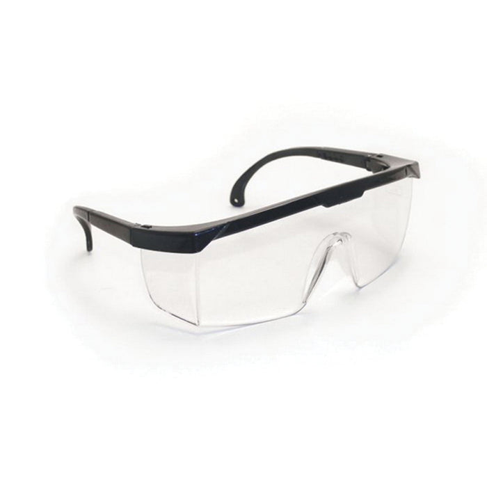 SAS Safety Corp. Hornets 5270 Safety Glasses, Universal, Clear Lens, Black Frame