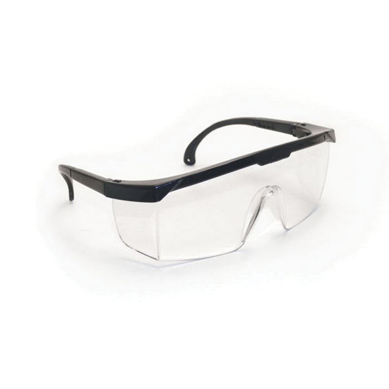 SAS Hornets 5270 Safety Glasses, Clear Lens, Black Frame