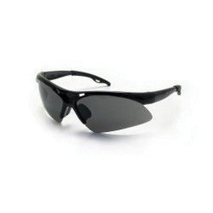 SAS Safety Corp. Diamondbacks 540-0201 Lightweight Safety Glasses, Universal, Gray Lens, Black Frame