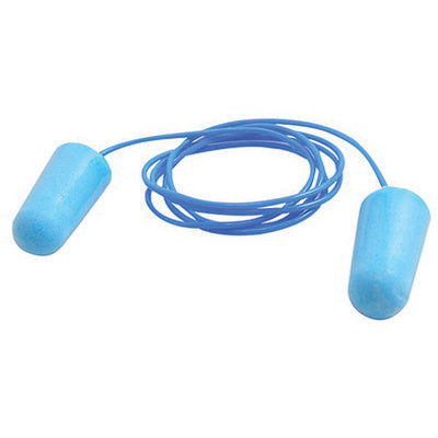 SAS Safety Corp. 6101-B Corded Ear Plug, 31 dB NRR, Blue, Foam