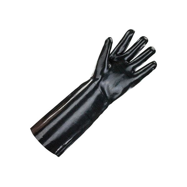 SAS® 6588 Extended Length Dipped Gloves, Universal, Neoprene, Black