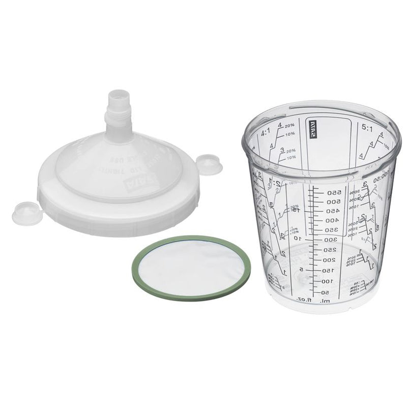 06 l disposable cup with lid and filter - 200 , flat