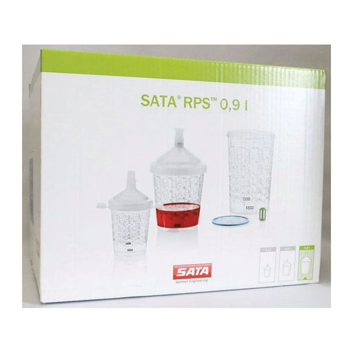 SATA RPS 1011973 Standard Lid Disposable Cup, 0.9 L, For Use With Spray Gun