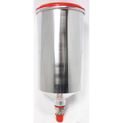 SATA 1013440 Threaded Gravity Flow Cup, 1 L Capacity, Aluminum, Use With: Gravity Feed Spray Guns
