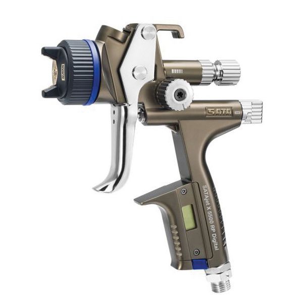 SATAjet X 5500 1061704 RP Digital Spray Gun with Cup, 1.3 mm I-Nozzle, 0.6, 0.9 L Capacity