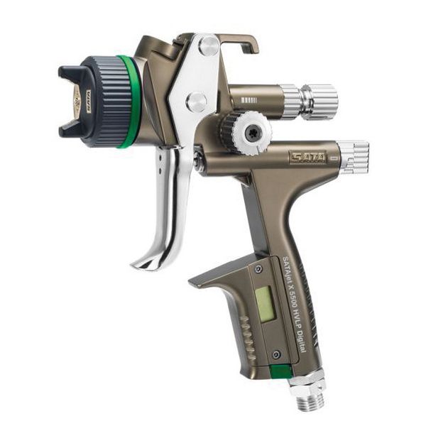 SATA® SATAjet® X 5500 1062132 HVLP Digital Spray Gun with Cup, 1.3 mm O-Nozzle, 0.6, 0.9 L Capacity