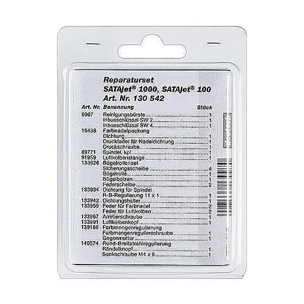 SATA® 130542 Repair Kit, Use With: SATAjet® 1000B, 100B, 1000K Spray Guns