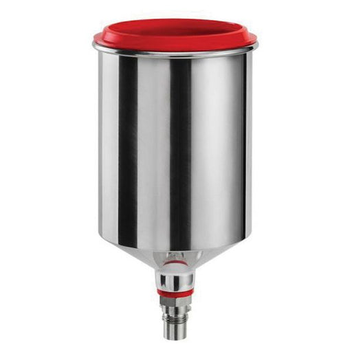 SATA 137729 Reusable Gravity Flow Cup, 0.75 L Capacity, Aluminum, Use With: SATAminijet 4400B Spray