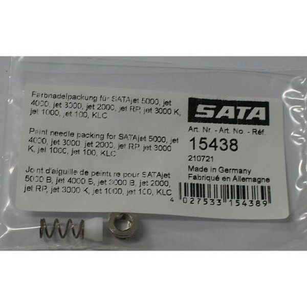 Needle Packing Set 15438 Includes 2 Packings 2 Pressure Springs 2 Compression Screws
