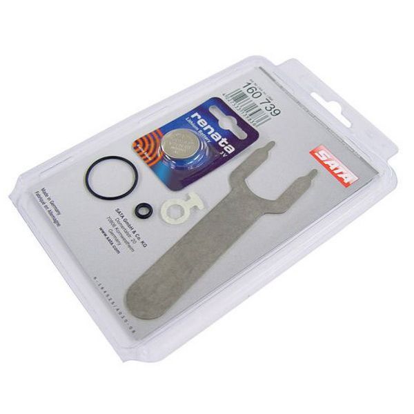 160739 Replacement Battery Set for SATA Adam 2 Spray Gun, Accurate Pressure Display and