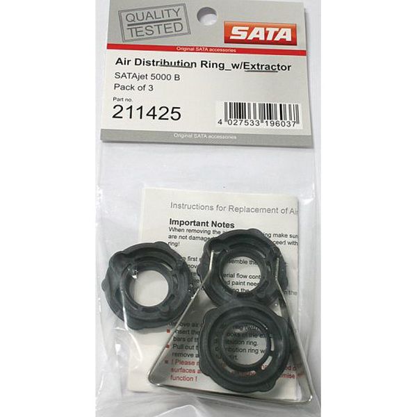 211425 Air Distribution Ring, Use With: SATAjet 5000 B Spray Gun