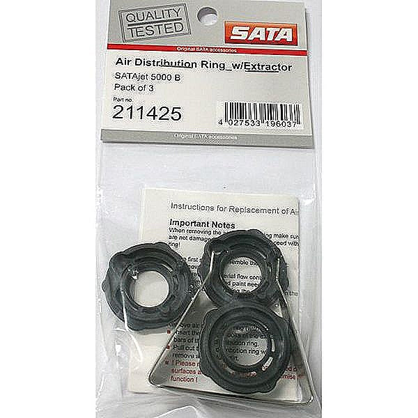 SATA® 211425 Air Distribution Ring, Use With: SATAjet® 5000 B Spray Gun