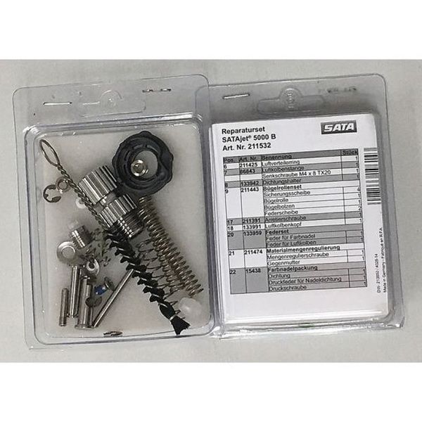 Repair Kit 211532 for SATAjet 5000 B Spray Gun