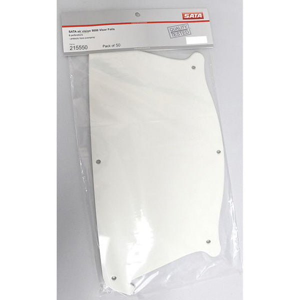 SATA® 215550 Visor Foil, Use With: SATA® Air Vision 5000 Breathing Equipment