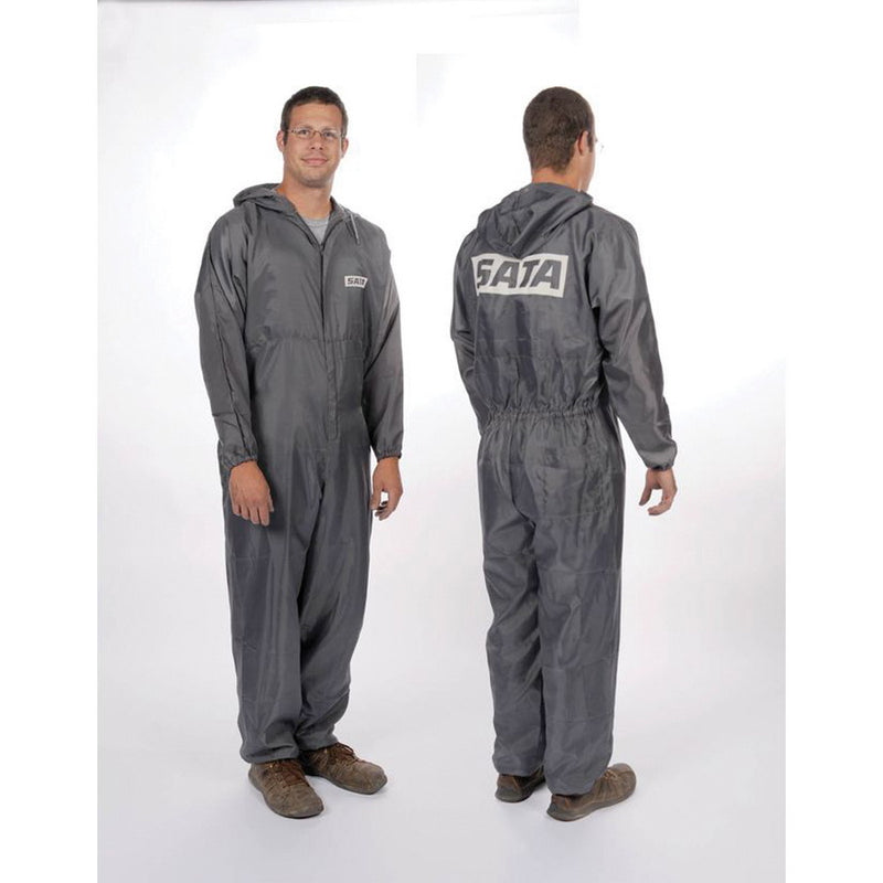 SATA Dan-Am 520052G Paint Suit, Small, Gray, Elastic Waist