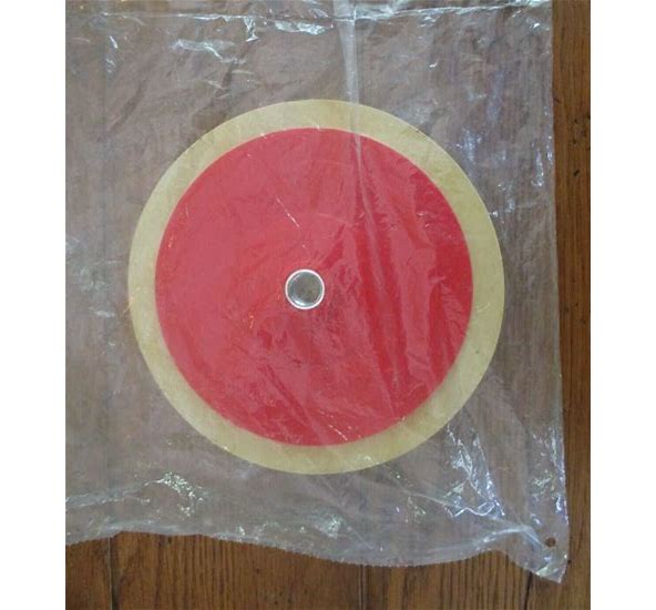 Schlegel Corporation Schlegel 3704 Backing Plate, 7-1/4 in Dia, Hook and Loop Attachment, Plastic Pa