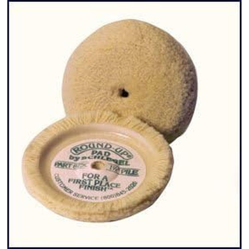 Schlegel Corporation Schlegel 875-C Buffing Pad, 7-1/2 in Dia, 100% 4/8 Twisted Wool Yarn Pad