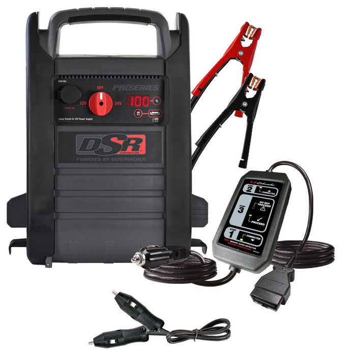 Schumacher Electric ProSeries 2200 Peak Amp Jump Starter and Portable Power Station with Memory